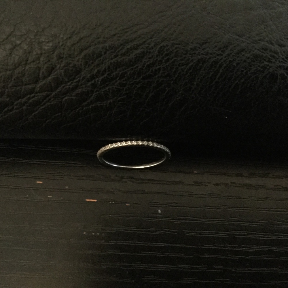 Diamond infinity ring